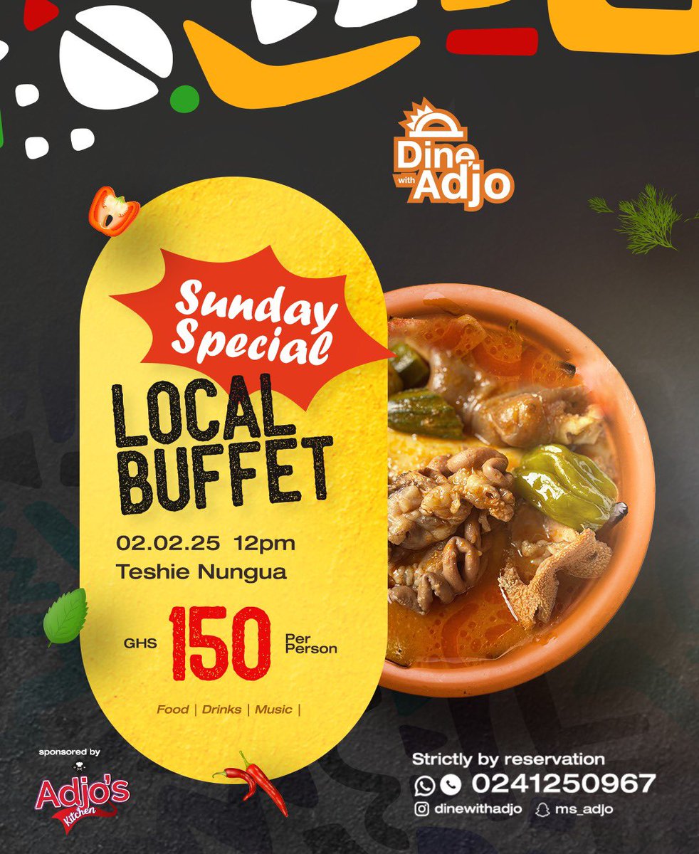 _ms_adjo's tweet photo. Our menu is out!
Slots are getting booked 
Deadline for payment is 27th January https://t.co/krVwXucwIc