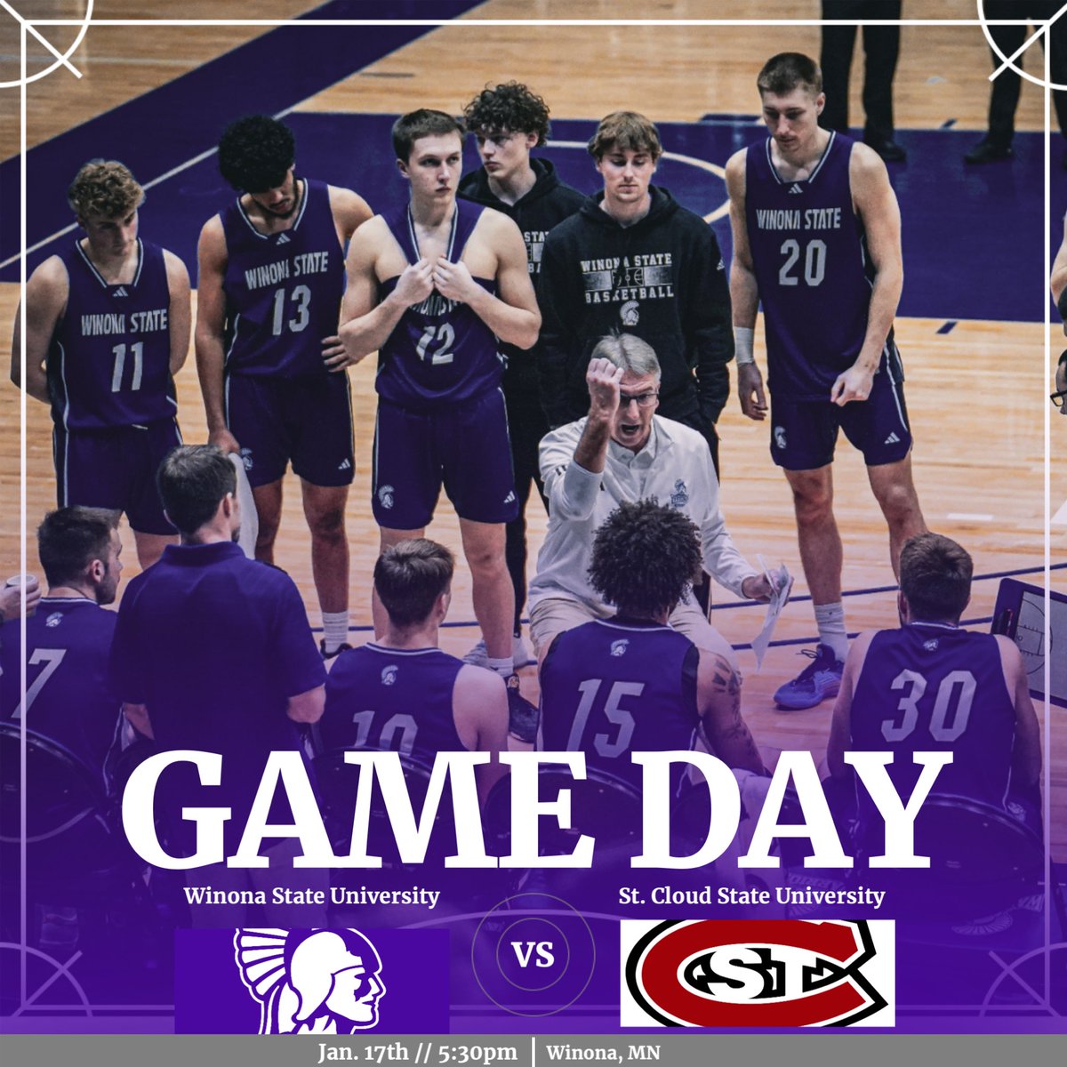 Warriors are back in action tonight at 5:30pm in McCown Gymnasium! #gowarriors