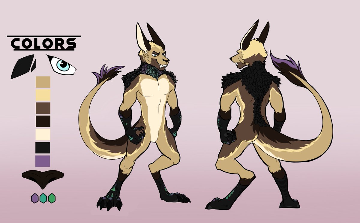 NotAGeck0's tweet photo. Got my redesign by the lovely @zytorian! I'm so happy about how this came out! Zyto came up with the idea of these iridescent scales and it just works so well <3 https://t.co/wz071W2Bnp