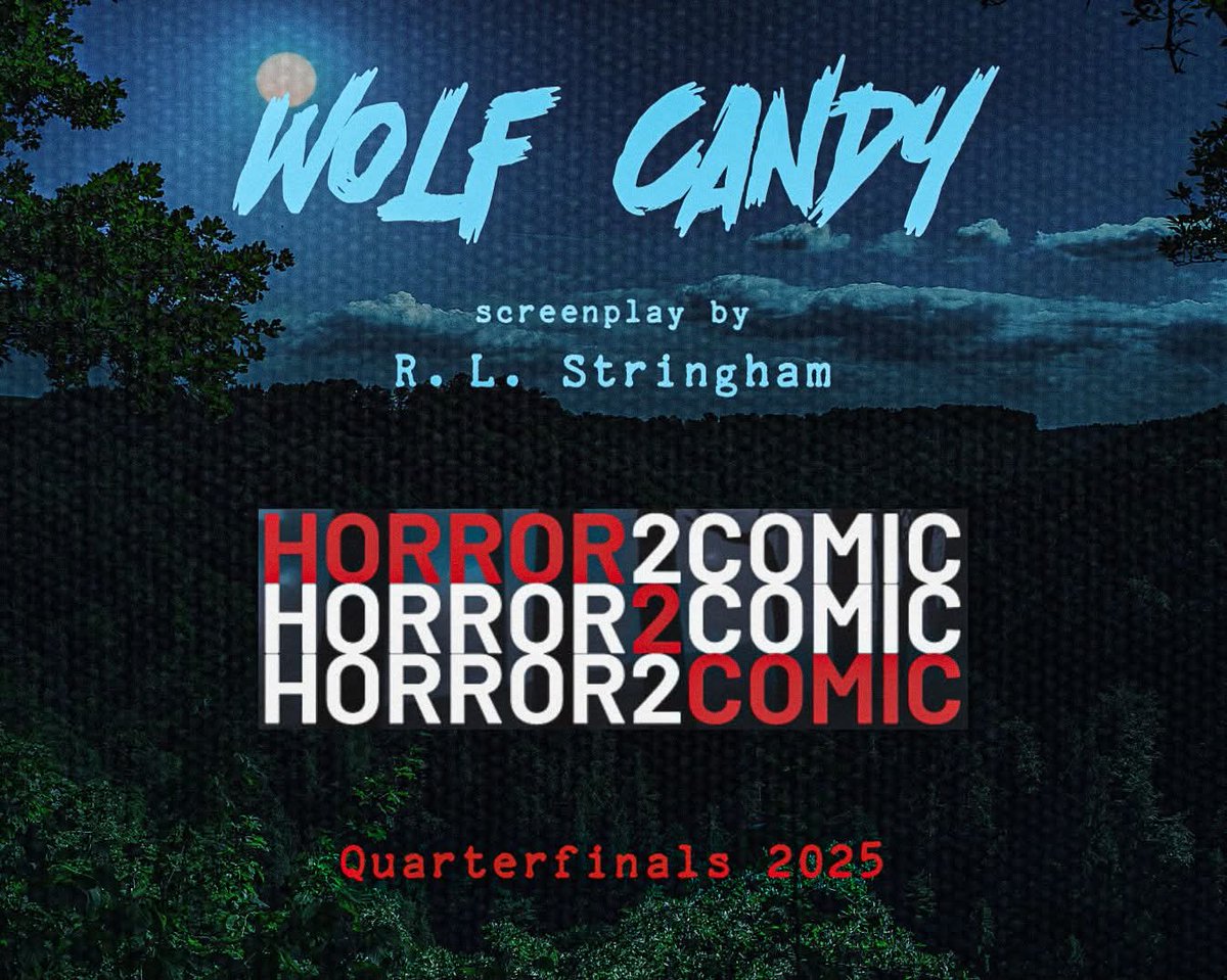 RichWritesWeird's tweet photo. My werewolf script, "Wolf Candy," made it to the QFs in the SCRIPT2COMIC Horror Contest!  
#screenwriting 🖊️✍️📓💻 https://t.co/LUuAYmdwmz