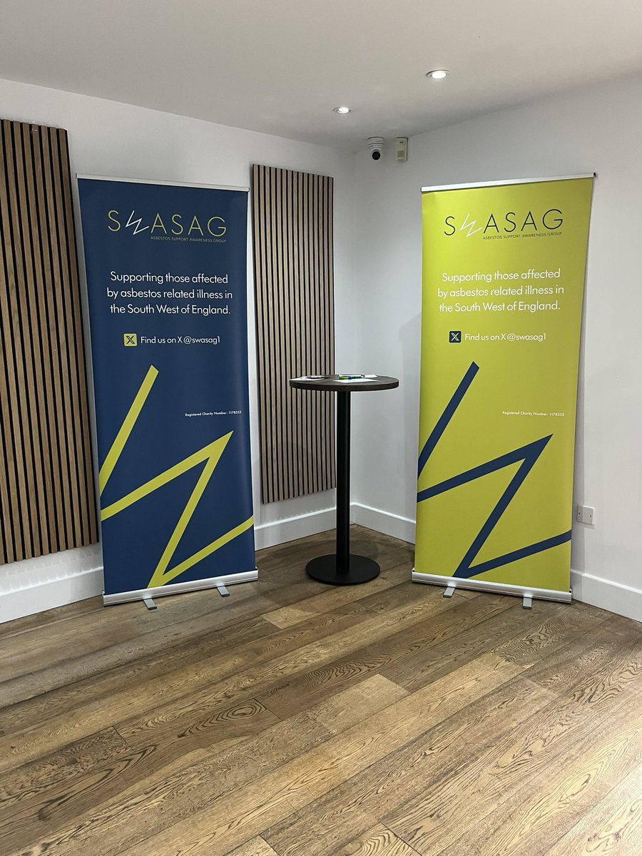 Swasag1's tweet photo. All set up and ready for our fundraising event this evening with @johnnycowling , can’t wait to see you all raising awareness and funds for #SWASAG @The_Cornwall https://t.co/tESjMNHb67