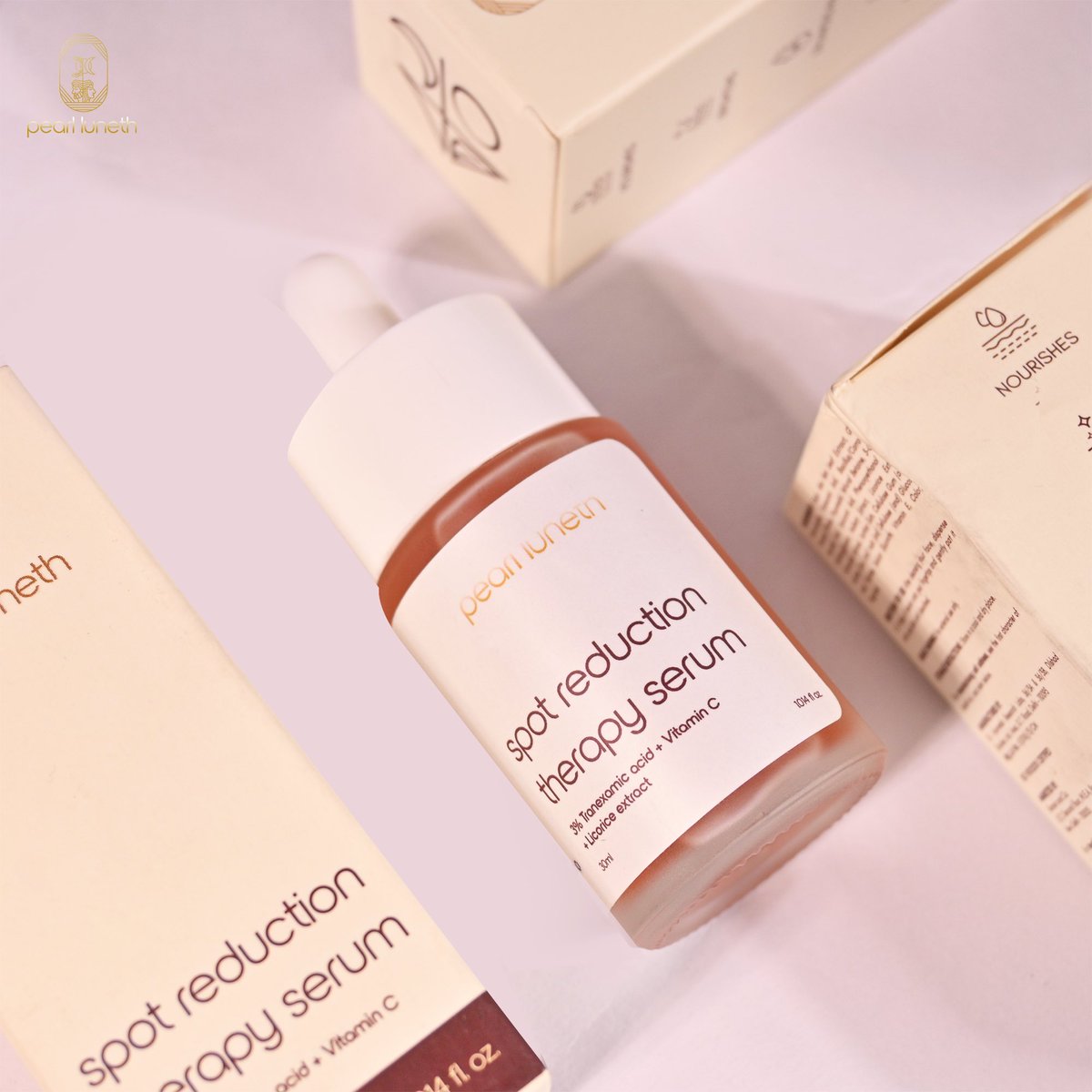 PearlLuneth's tweet photo. Fade spots, not your confidence! ✨ Clear skin is just a drop away with our Spot Reduction Therapy Serum. 🌿💧

#SpotlessGlow #SkinConfidence https://t.co/BM6b514FR6