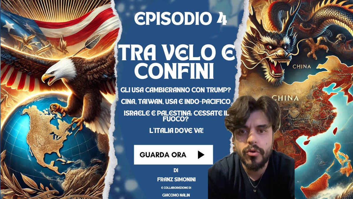 franzsimonini's tweet photo. Episodio 4: Cina, Taiwan, USA e Indo-Pacifico 🇨🇳🇹🇼🇺🇸 “Tra Velo e Confini: la Geopolitica della settimana - USA, Cina, Israele, Italia” dal canale YouTube “A/essenza geopolitica”. 

https://t.co/YF1hR2OCH9

#aldiladelvelodimaya #aessenzageopolitica #taiwan #cina #usa #indopacific https://t.co/MmD4VWugmc
