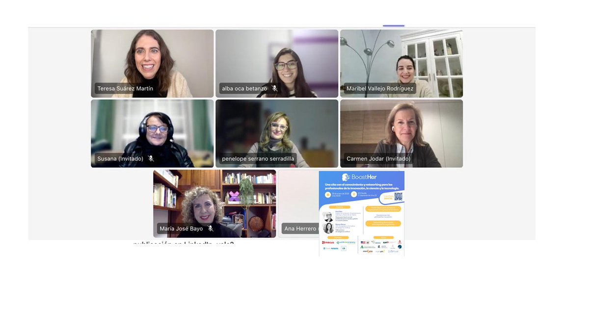 spilarg's tweet photo. Apoyando desde @AmitAndaluza el impulso del conocimiento y networking para las profesionales de la innovación, la ciencia y la tecnología en #femenino #Boosther: https://t.co/jdJOJcusAP https://t.co/lMa1fDa7UG
