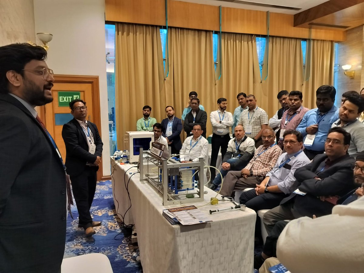 Here we on Day 1, Second Half at The Orchid Hotel, Mumbai!
Excited to dive into Scaling-up Flow Synthesis and witness the power of Corning Reactors
Learn how continuous flow chemistry is revolutionizing pharma! 
#FlowSynthesis #PharmaInnovation #CorningReactors #LiveDemo
