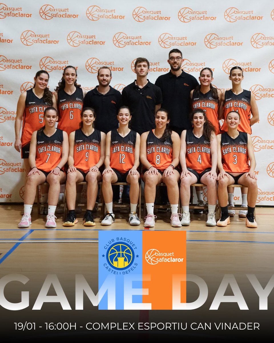 safaclaror's tweet photo. 🏀 𝐆𝐀𝐌𝐄 𝐃𝐀𝐘 dels Sèniors Femenins!

🔥 #SenAFem
🆚 @FemeniCBC 
📆 19/01 - 16h
📍Complex esportiu Can Vinader

🔥 #SenBFem
🆚 @BasquetLldG 
📆 19/01 - 19:15h
📍Pav. Mpal. Josep Comellas

🔸#SafaClaror #ForçaSafa https://t.co/RZETfpCNHy