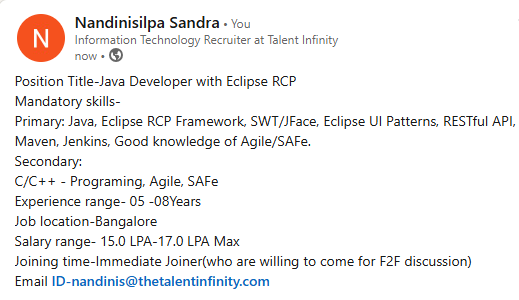 TalentInfinity2's tweet image. #jobs   #wearehiring #TalentInfinity #hiringtalent #hiringteam #recuitment   #recuitmentalert #openings #jobopportunities #jobopenings #jobsalert   #Talentacquisition #hiring #jobsearch #careeropportunities #jobvacancy   #careeradvice #employment #jobhunt
