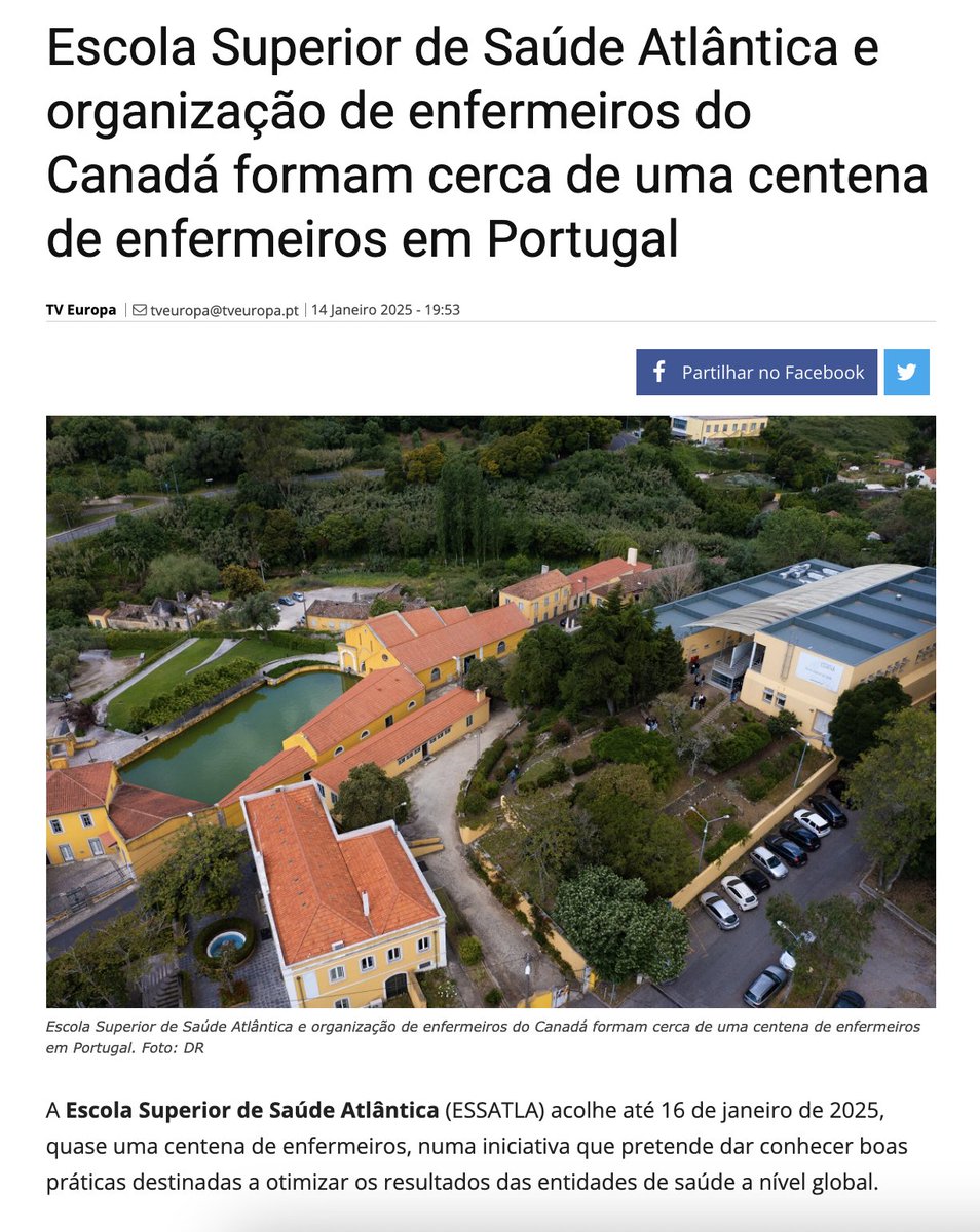 We hope to be referenced in further news ✍️ #BPSO #RNAO
Read more about this here: tveuropa.pt/noticias/escol…
<a href="/RNAO/">RNAO</a> <a href="/DorisGrinspun/">Dr. Doris Grinspun 🇨🇦 RN, PhD, FAAN, O.ONT</a> <a href="/AmaliaSilvaG/">Amalia Silva</a>