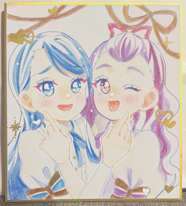 色紙第1弾(かれくる、ユキまゆ)