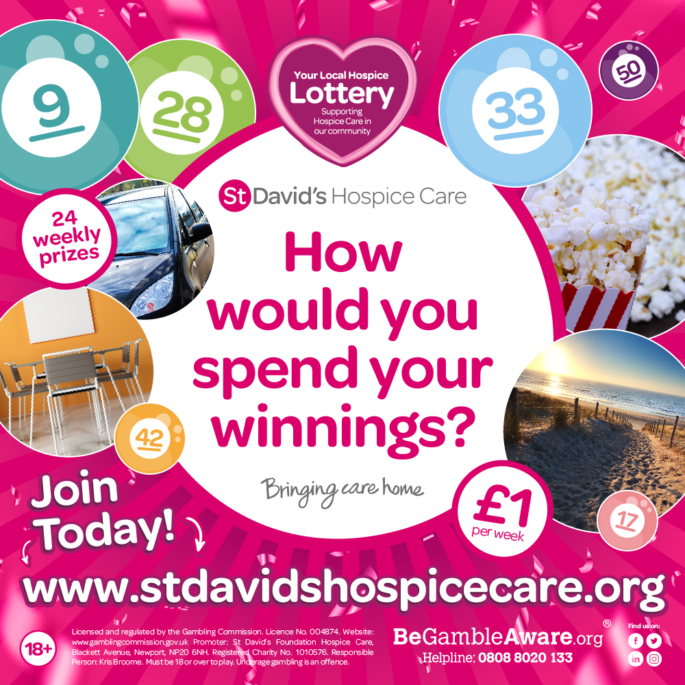 SDFHC's tweet image. Lottery Results 17/01/2025

Congratulations to all this weeks winners and a huge THANK YOU to everyone who plays for your support.

Full list of results on our website lottery.stdavidshospicecare.org

#LotteryWinners #GoodLuck #SupportLocalCharity #WinningNumbers #JoinTheFun