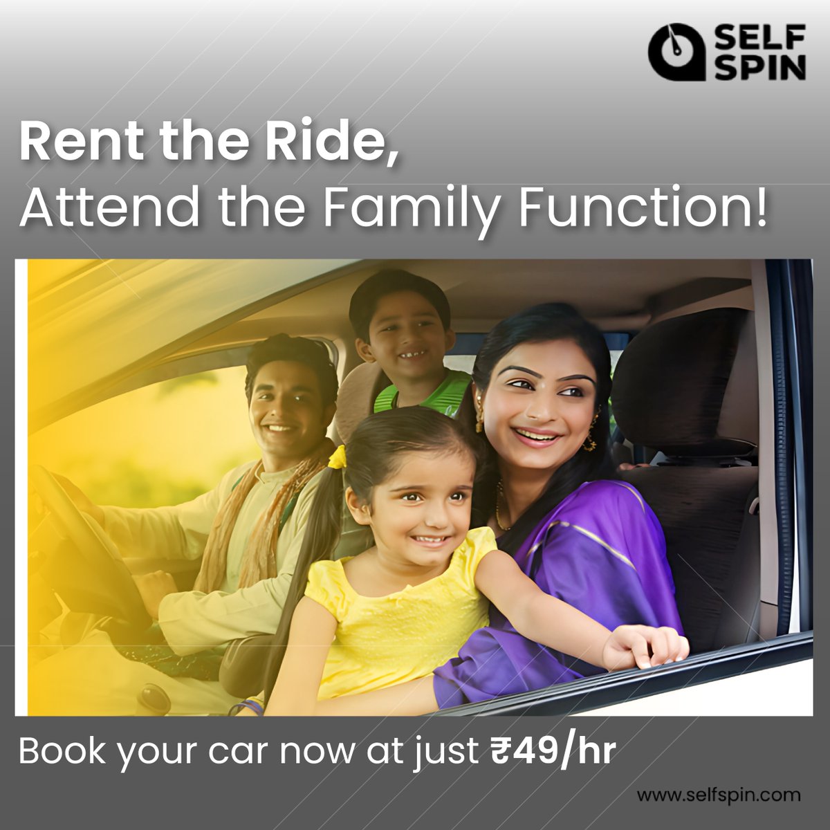 SelfspinM's tweet photo. From dates to road trips, we drive your moments. 🚗✨

Visit us at https://t.co/QLib0P7y6T for Rides that match your plans, big or small. 🏞️✨

#SelfSpin #SelfDrive #CarRental #BikeRental #Pune #Bangalore #Amritsar #Chandigarh #CarHire #Cars #PuneCars

[selfspin, car rental] https://t.co/96IetAXcMd