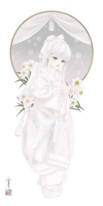 「雪中小花」(2024年)※タップ推奨 
