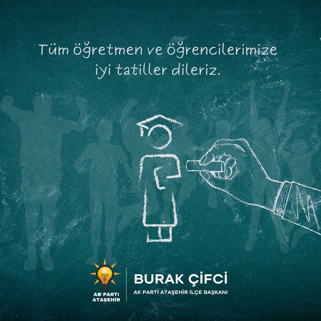 2024-2025 eğitim-öğretim yılı sürecinde büyük gayret sarf eden tüm öğrencilerimizi, öğretmenlerimizi ve velilerimizi tebrik eder; keyif dolu bir tatil dönemi dilerim.

#karnegünü

<a href="/atasehirakparti/">AK Parti Ataşehir</a> 
<a href="/akpartiistanbul/">AK Parti İstanbul</a>