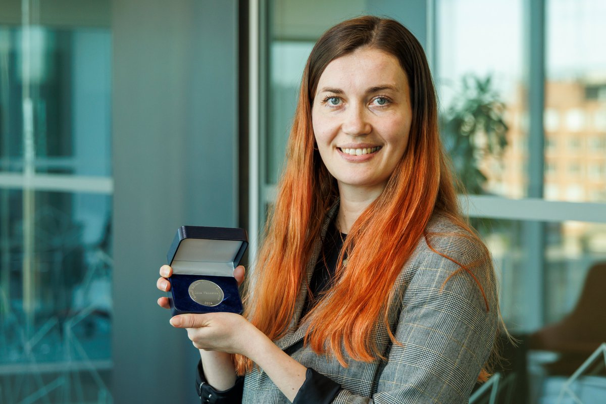 UCC Ireland (@ucc) on Twitter photo UCC early-career researchers recognised in the Researcher of the Year 2024 awards
Congratulations to Early Career Researcher of the Year <a href="/dr_aaron_lim/">Aaron Lim</a> and to <a href="/LuizaWasiewska/">Luiza Wasiewska</a>, recipient of the Thomas Mitchell Medal of Excellence.
ucc.ie/en/news/2025/u… <a href="/Researchirel/">Research Ireland</a> UCC early-career researchers recognised in the Researcher of the Year 2024 awards
Congratulations to Early Career Researcher of the Year <a href="/dr_aaron_lim/">Aaron Lim</a> and to <a href="/LuizaWasiewska/">Luiza Wasiewska</a>, recipient of the Thomas Mitchell Medal of Excellence.
ucc.ie/en/news/2025/u… <a href="/Researchirel/">Research Ireland</a>
