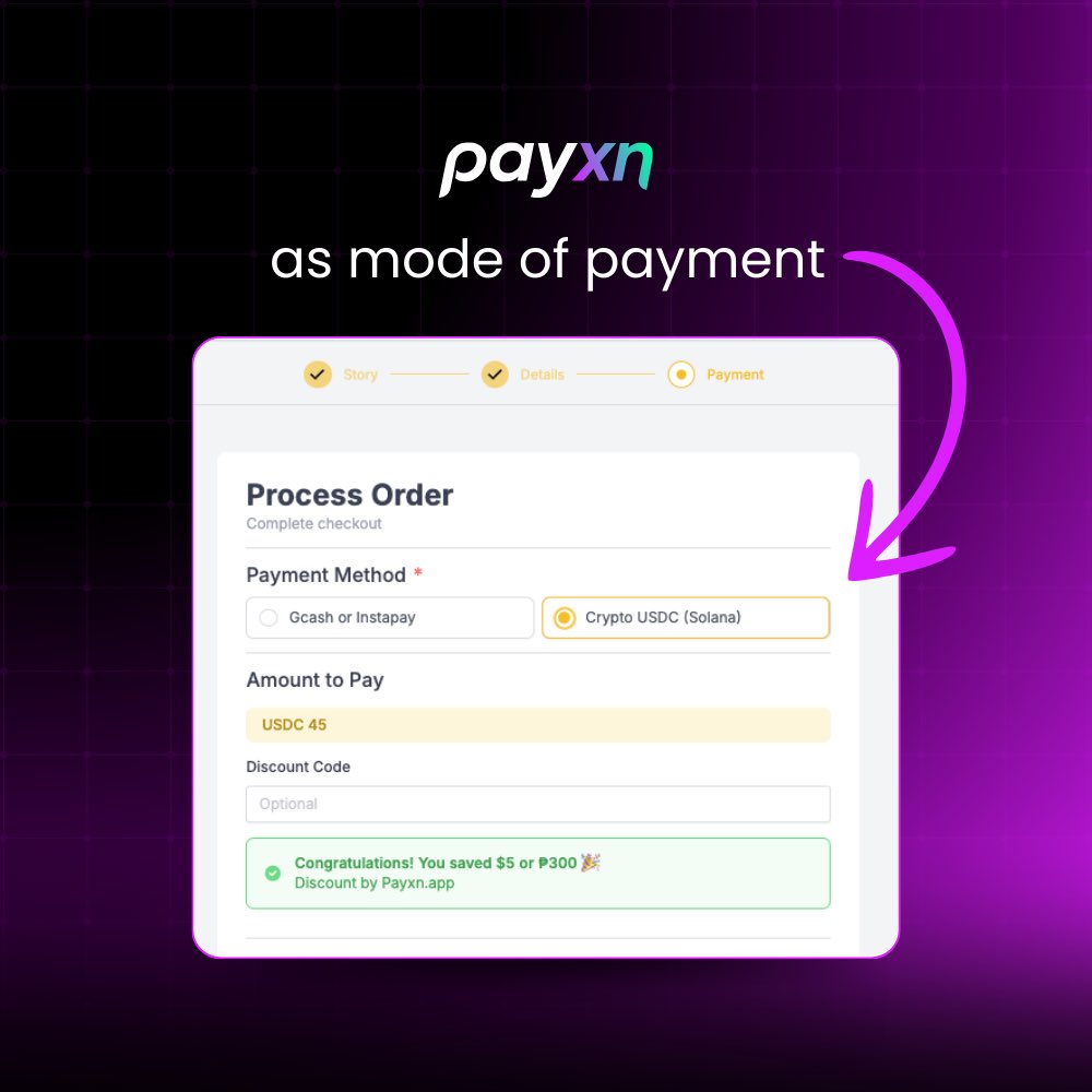 UsePayxn's tweet photo. Exciting news!
Payxn is now being used as a payment method for webinar courses for the first time! ๐
Register now and see how easy it is to pay at https://t.co/ys0jPYPux4 ๐
#PayWithPayxn
#AltSwitch
#SolanaPay https://t.co/lKmpWnLDDl