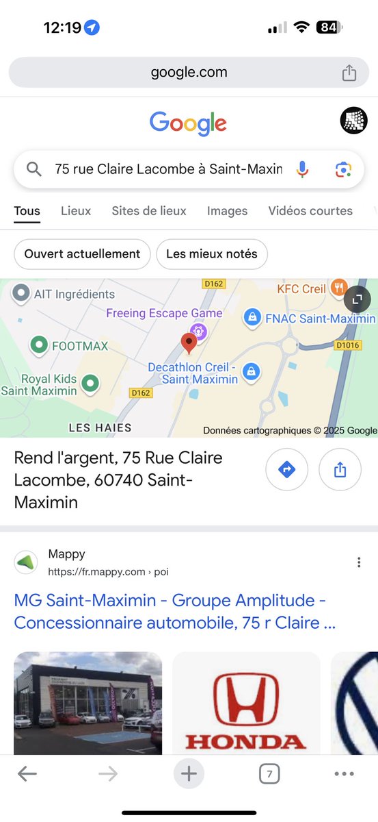 Quand on tape l’adresse du bar de Pierre 😂😂😂
« Rend l’argent » Comment c’est possible de faire ça ??? 
Je suis plié 
#sylvainlyve #pierrechabrier