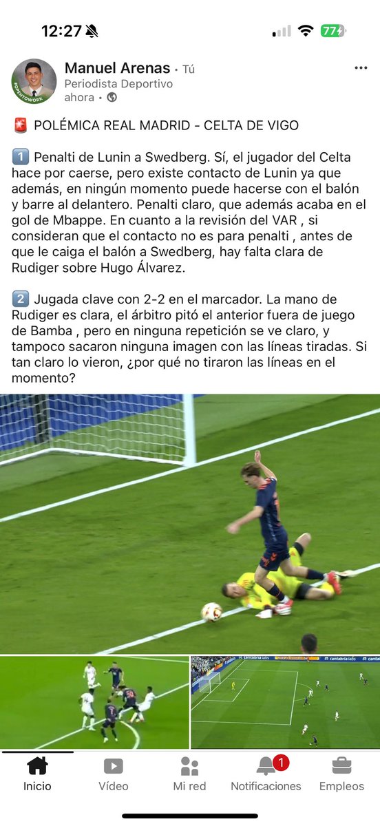 Manu_Arenas09's tweet photo. 🚨POLÉMICA REAL MADRID - CELTA DE VIGO https://t.co/7eLVmN8nyn