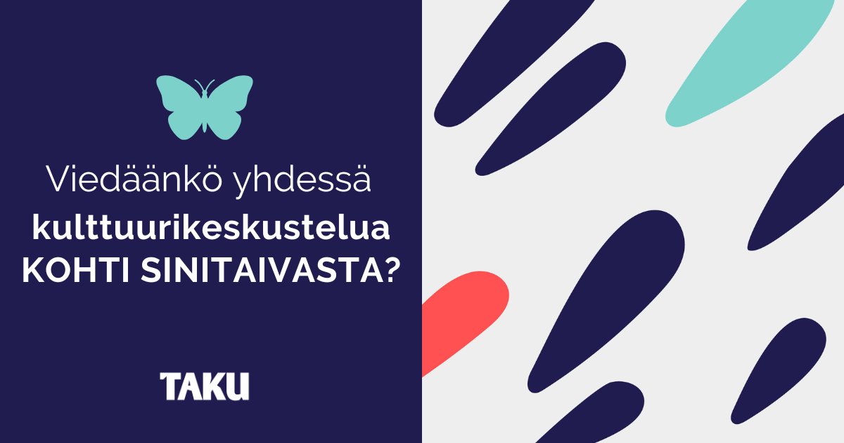 Rakennetaanko yhdessä uutta keskustelukulttuuria?🦋

Viestintämme tässä kanavassa hiljenee. Löydät meidät Blueskysta, Instagramista, Facebookista ja LinkedInistä.

#taideala #kulttuuriala #TapahtumaAla #kulttuuri #työelämä #työhyvinvointi #kulttuuripolitiikka #korkeakoulu #taide