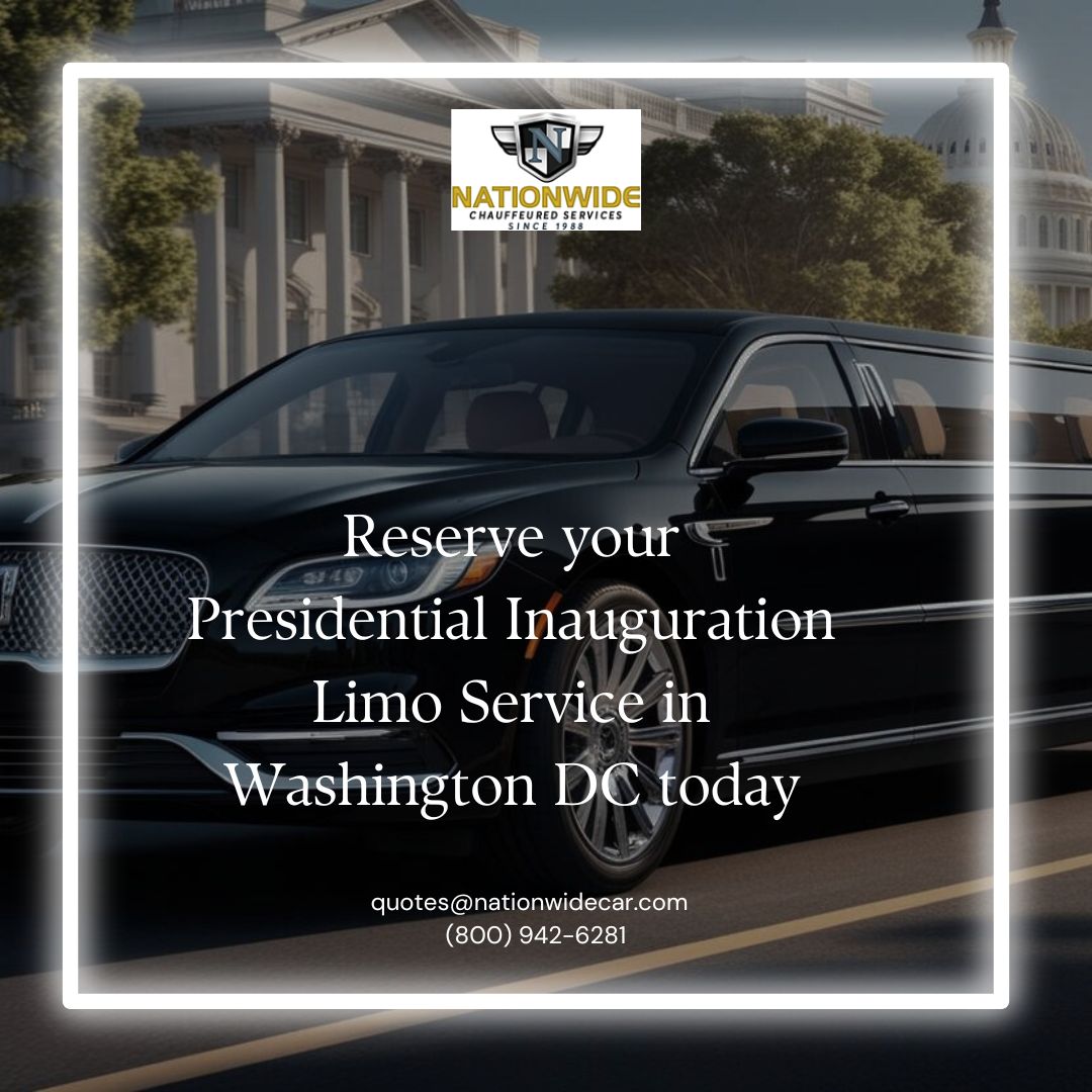 nationwidecar20's tweet image. ✨ Celebrate history with our Presidential Inauguration Limo Service in Washington, DC. Perfectly tailored for elegance and comfort.
 📞 (800) 942-6281
Visit: bit.ly/40nzG8A
#PresidentialInaugurationLimoService #PresidentialInaugurationLimousine #InaugurationLimoService