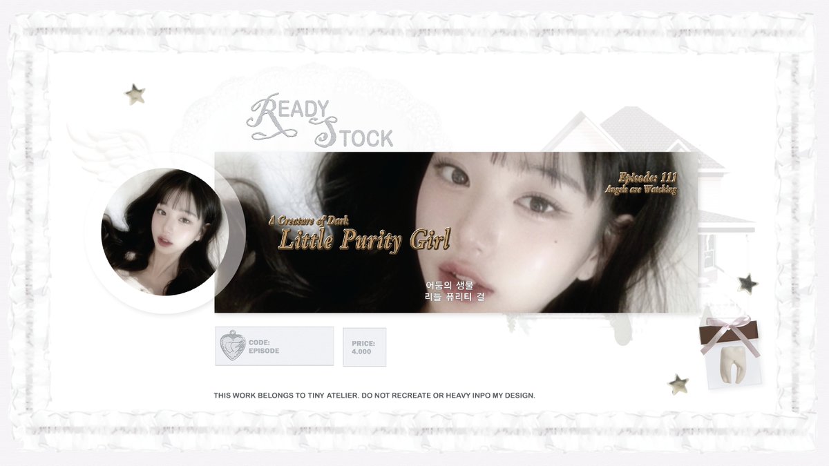 ᅠᅠ  
layout  rs  /  ready  stock  karina,  rei,  giselle,  wonyoung,  bisa  di  take  langsung  sekarang jugaa.  mention  after  dm  yaah!  𓊆🪦𓊇 　𓏴𓏴

ⓘ price  Rp.4.000
ⓘ free  retext  &amp;  tambah  text  di  ava
ⓘ only  get  ava  png 

#zonauang  #zonaba 
ᅠᅠ