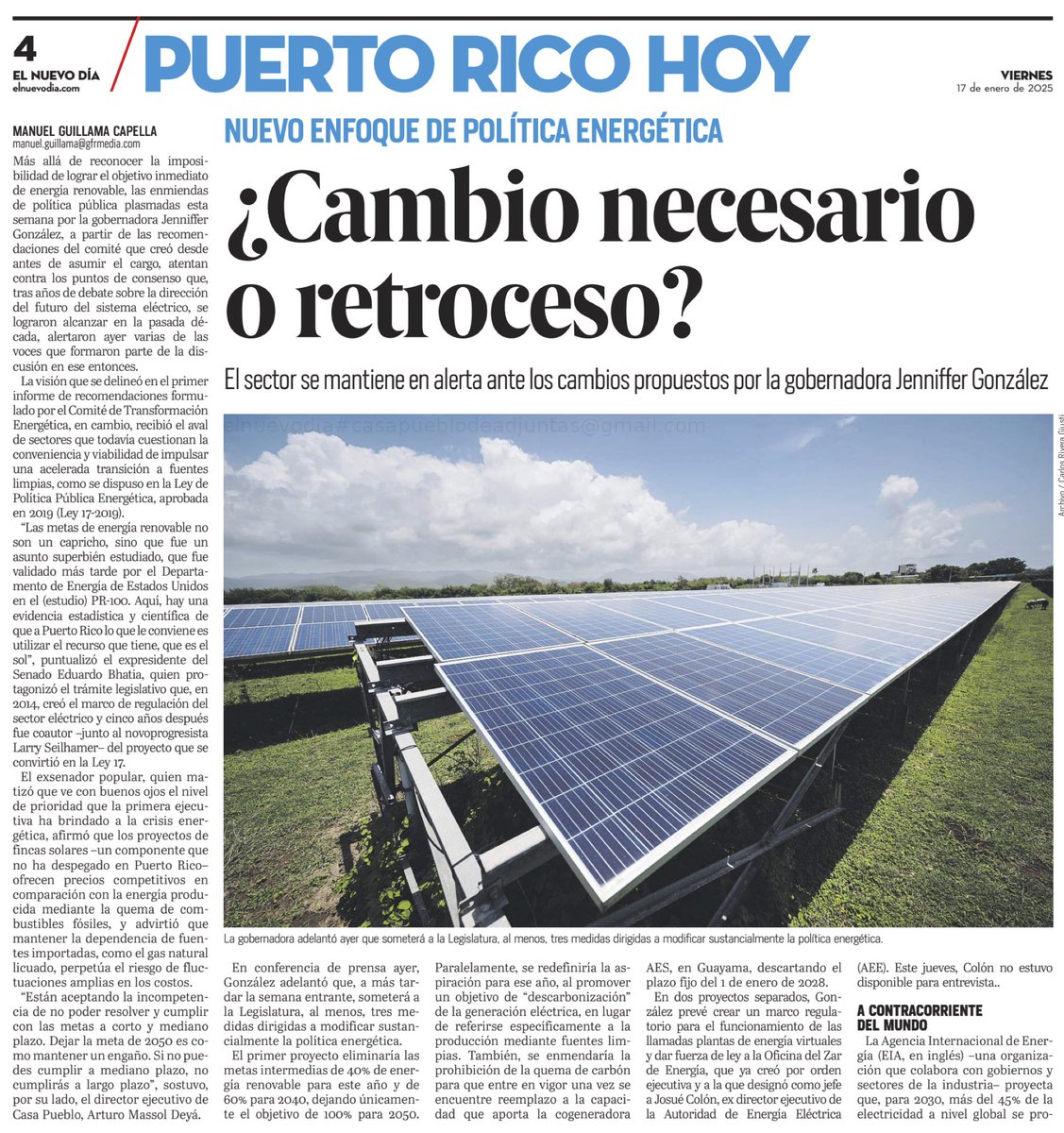 casapuebloorg's tweet photo. El gobierno anuncia un plan de transformación que no transforma: eliminan metas renovables a corto y mediano plazo, dejando de manera engañosa el 100% renovable para 2050. En resumen, no harán nada por la transición energética. Legislan cambios para no cambiar. 1/4 https://t.co/XqPGc9qdmV