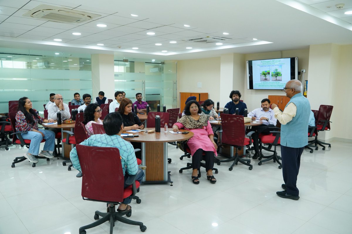 nidmmhaindia's tweet photo. 🌟𝗦𝘂𝗰𝗰𝗲𝘀𝘀𝗳𝘂𝗹 𝗙𝗮𝗰𝘂𝗹𝘁𝘆 𝗗𝗲𝘃𝗲𝗹𝗼𝗽𝗺𝗲𝗻𝘁 𝗣𝗿𝗼𝗴𝗿𝗮𝗺𝗺𝗲 𝗮𝘁 𝗡𝗜𝗗𝗠 𝗦𝗼𝘂𝘁𝗵𝗲𝗿𝗻 𝗖𝗮𝗺𝗽𝘂𝘀! 

The 𝗙𝗮𝗰𝘂𝗹𝘁𝘆 𝗗𝗲𝘃𝗲𝗹𝗼𝗽𝗺𝗲𝗻𝘁 𝗣𝗿𝗼𝗴𝗿𝗮𝗺𝗺𝗲 held on 17th January, 2025 at #NIDM Southern Campus. The program was inaugurated by Col. P S Reddy, Joint Director, NIDM and Dr. Surya Parkash, Professor, NIDM was an inspiring event promoting learning, collaboration, and growth. Expert-led sessions followed, including insights on Environmental Laws and Disaster Risk Reduction by Dr. Satyagopal Korlapati and Ayurveda’s role in health by Dr. Sujata, RARI specialists. 

Participants also engaged in hands-on Prakruti Parikshan, promoting wellness awareness session by Dr. Savita, RARI. The program featured meaningful discussions on networking and academic collaboration by Mr. S N Sidh (NIDM), along with interactive team-building activities such as a Treasure Hunt by Dr. Balu I . 

The event concluded with a Valedictory Session led by Assistant Professors of NIDM- Dr. Prerna Joshi, Dr. @Geo_Gagan, Dr. Arkaprabha Sarkar, Dr. Pankaj Kumar, Sh. Amarjeet, Sh. Rohit Kumar, and Sh. Manjeet Singh, paving the way for future academic excellence and disaster preparedness initiatives. The program was attended by NIDM faculty and staff, who actively participated and contributed to its success.

#FacultyDevelopment #NIDMSouthernCampus #EnvironmentalLaws #DisasterRiskReduction #AyurvedaInHealth #PrakrutiParikshan #WellnessAwareness #AcademicCollaboration #TeamBuilding #FutureInitiatives

@rratnoo | @atahasnain53 | @nityanandraibjp | @JindalSK_IN | @KamalKishore_IN | @HMOIndia | @ndmaindia | @NDRFHQ | @moefcc | @EduMinOfIndia  | @IndiaDST | @moesgoi | @moayush | @MLJ_GoI | @MoHFW_INDIA | @UNDP_India | @WHO