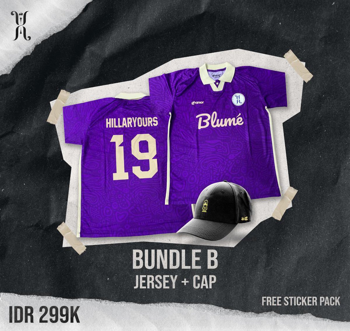 hillaryours_id2's tweet image. 𝗕𝗟𝗨𝗠𝗘 𝗝𝗘𝗥𝗦𝗘𝗬 𝟮𝟬𝟮𝟱 𝗘𝗗𝗜𝗧𝗜𝗢𝗡
Warna ungu yang melambangkan Keberanian serta Empati yang menjadi dasar sifat Lily, kami tuangkan dalam bentuk jersey