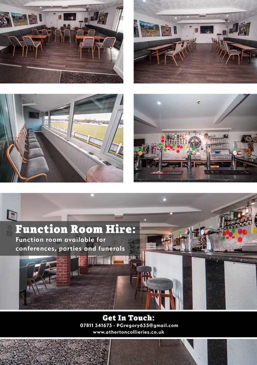 ACFC1916's tweet photo. If you are looking to host a party, conference, funeral or event at the heart of your local community, the Dreams2Reality Stadium is available for function room hire 🗓️

Contact Paul at 07811 341673 to find out more about how we can help 🤝 https://t.co/fA6tV5EHGj