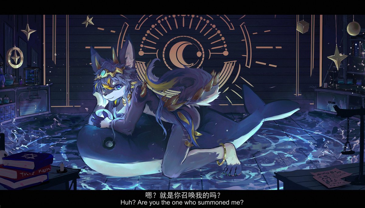 是画给霖老师的互绘
（搜索如何让画有电影感：加上澳门皇家赌场+xxx组译制（？））