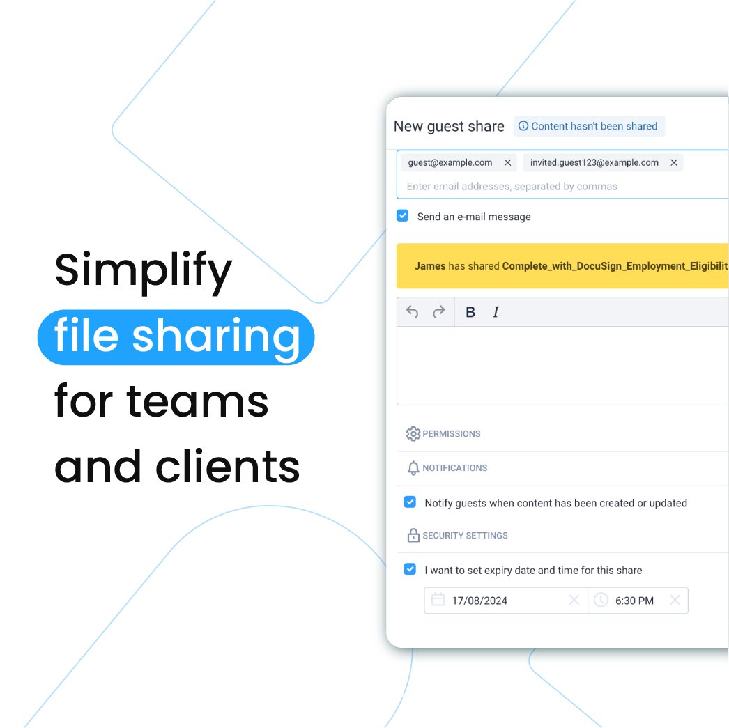 clinked's tweet image. 📂 Say goodbye to lost attachments and unreliable transfers. With Clinked:

✔ Store and share securely in one place
✔ Access files anytime, anywhere
✔ Set granular permissions for full control

Explore more: hubs.ly/Q032YVcC0
#FileSharing #Clinked