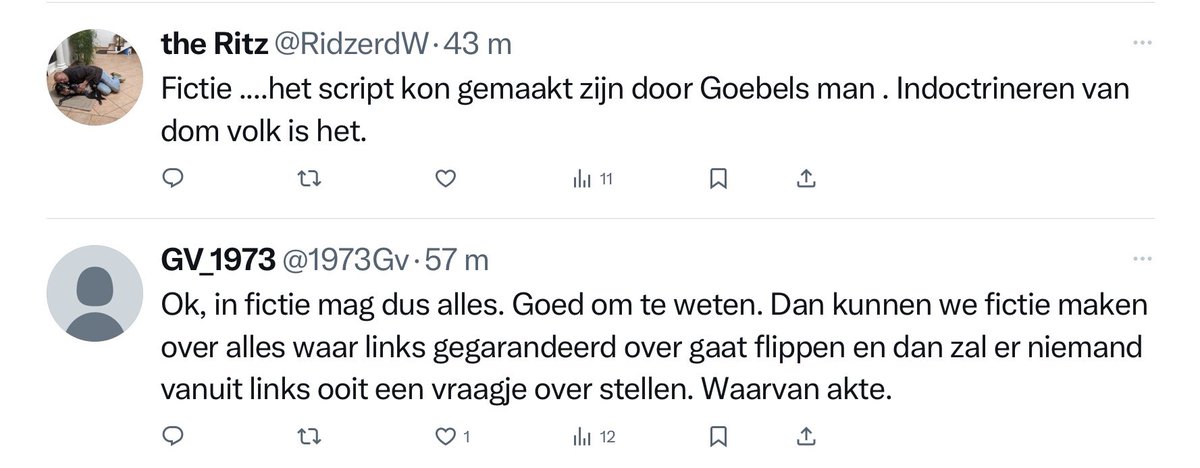 rory20s's tweet photo. Aanhangers van #Cliteur over #WoesteGrond .
Soms kan ik de dommigheid of het bewust provoceren met doen alsof je te stom bent om te poepen, niet verdragen. https://t.co/HrppzXz5e1