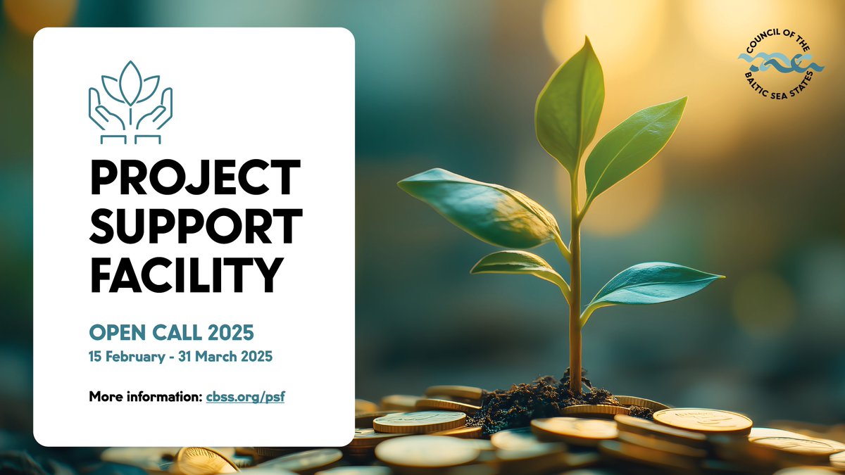 🌟 The CBSS #ProjectSupportFacility (PSF) is back with its 2025 Call for Proposals! 🚀 

With nearly 70 projects supported since 2013, the PSF continues to drive collaboration and innovation across the #BalticSeaRegion. This year, the spotlight is on societal resilience, safety,