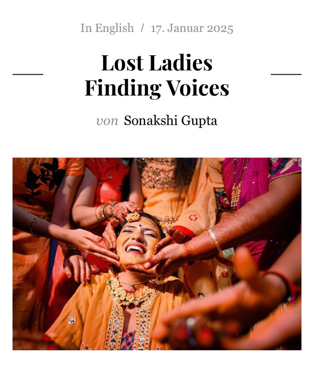 What happens when a veil causes a comedic mix-up? The film »Laapataa Ladies« explores identity and the quirks of Indian rural life! Dive into a fresh take on patriarchy in this review by Sonakshi Gupta: litlog.de/lost-ladies-fi…  #LaapataaLadies #WomenEmpowerment #MovieReview