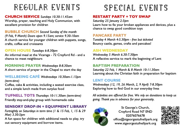 St George's Tufnell Park tweet media