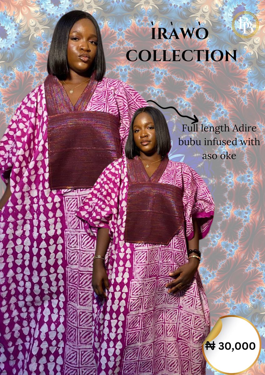 Oluwamideh's tweet image. Adire bubu🤭
Was scared to do this because I felt this field was too saturated.
But I stopped overthinking and did it.