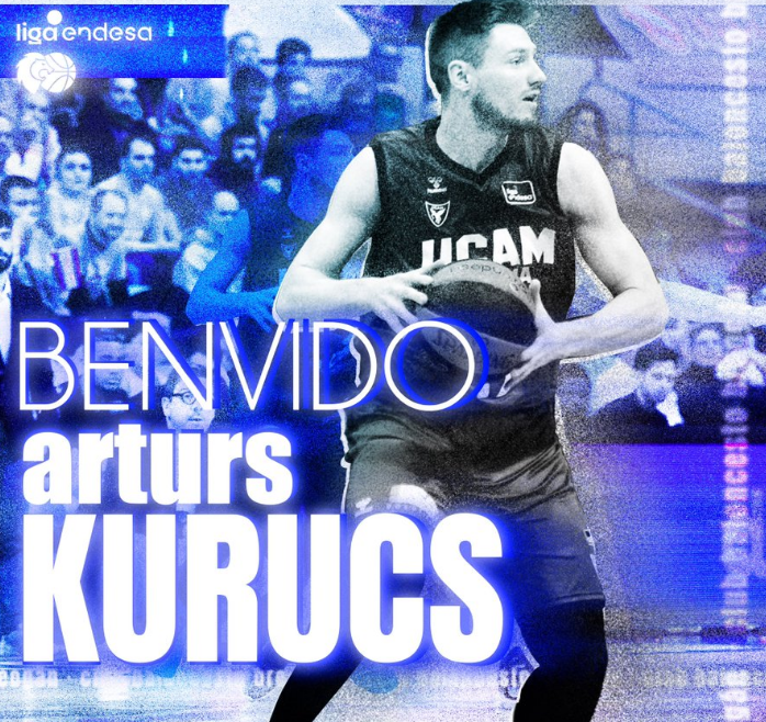 The_LastSecond's tweet photo. ✅ Official: Artūrs Kurucs signs with Río Breogán!  The Latvian guard is set to bring energy and versatility to the Galician squad. 🇱🇻🔥 
#ArtursKurucs #RíoBreogán #BasketballTransfers https://t.co/SAhPPQDkcH