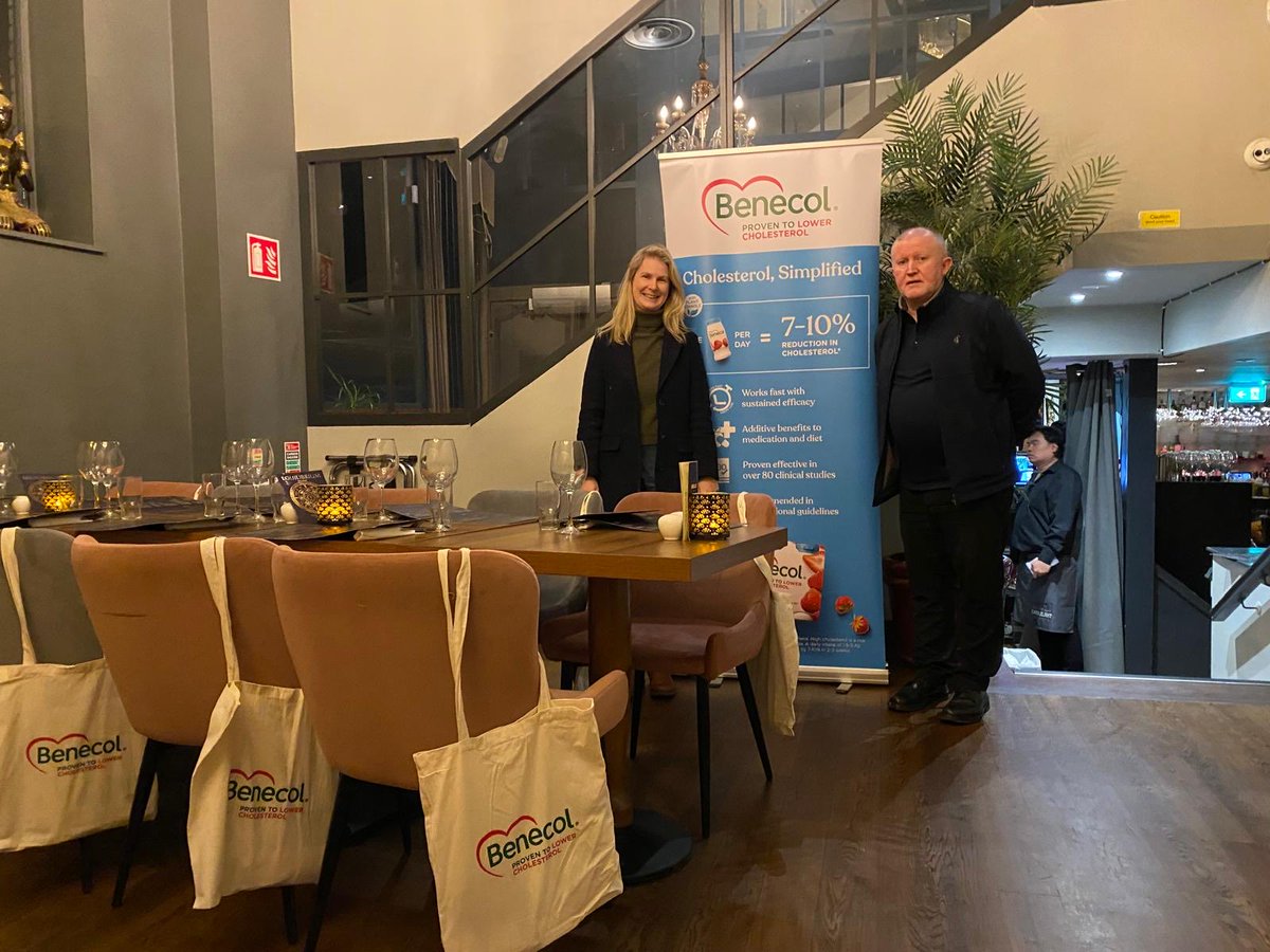 Benecol - Healthcare Professionals UKIE (@benecolhcp) on Twitter photo Thanks so much to tutor Dr Clare Kelly for the opportunity to sponsor and attend <a href="/ICGPnews/">Irish College of GPs</a> Malahide group meeting last evening. Also thanks to David Farrell,CNM <a href="/Beaumont_Dublin/">Beaumont Hospital</a> on his very interesting talk about the lipid clinic. Thanks so much to tutor Dr Clare Kelly for the opportunity to sponsor and attend <a href="/ICGPnews/">Irish College of GPs</a> Malahide group meeting last evening. Also thanks to David Farrell,CNM <a href="/Beaumont_Dublin/">Beaumont Hospital</a> on his very interesting talk about the lipid clinic.