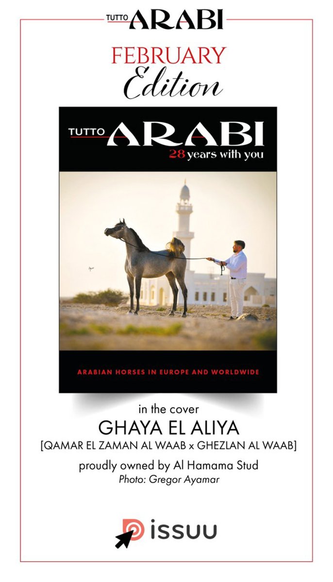 ArabianEssence's tweet image. Tutto Arabi February Edition
issuu.com/alimeditrice/d…

@tuttoarabi_magazine 
#tuttoarabi #tuttoarabimagazine #februaryedition #ghayaelaliya #hamamastud #gregoraymar