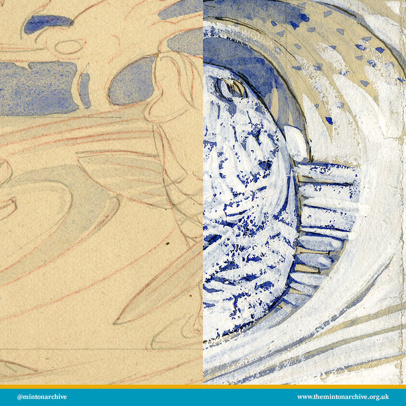 MintonArchive's tweet image. Our first Pairing Up instalment of 2025 has us paring (🤦) things back to a single duo of designs. There's still plenty to uncover though, including using the information from one artwork to help us create something new from the other! themintonarchive.org.uk/pairing-up-par…