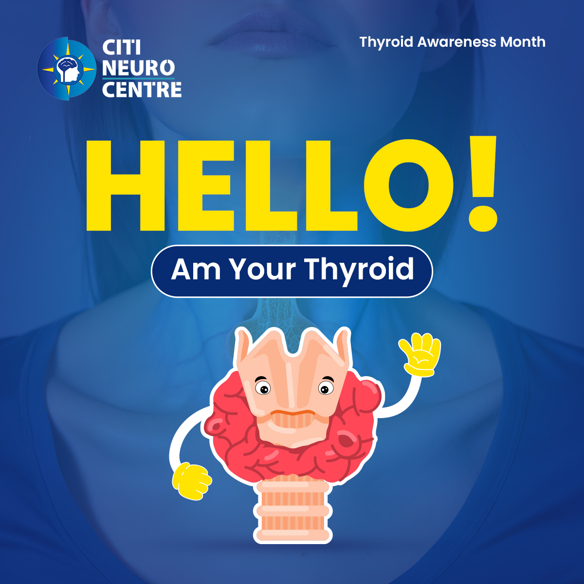 citineurocentre's tweet photo. Did you know that simple lifestyle changes can help you maintain a healthy thyroid? Prioritize your thyroid health by incorporating these tips into your routine!
#ThyroidHealth #HealthTips #ThyroidPrecautions #ThyroidTips #CitiNeuroCentre #CNCHospitals https://t.co/p3Bhc1vdbT