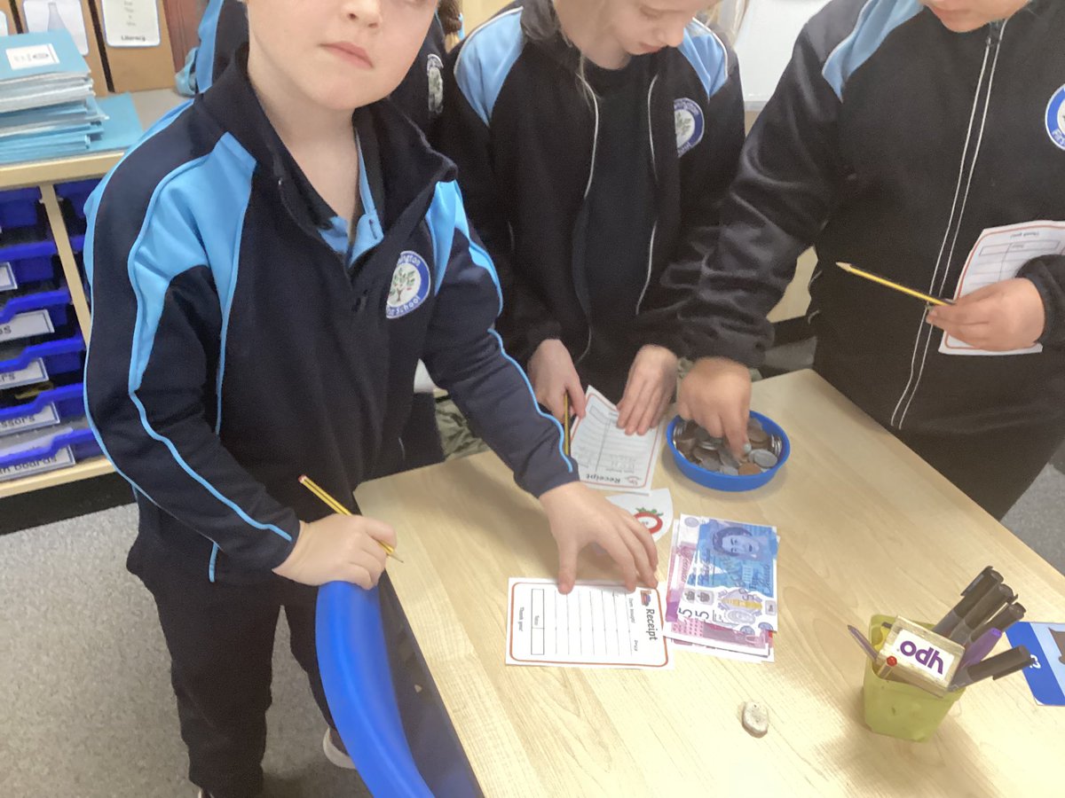Today year 2 has been transformed into a shop in Maths and we are choosing the correct change to buy different items 💴 #success #opentonewexperiences