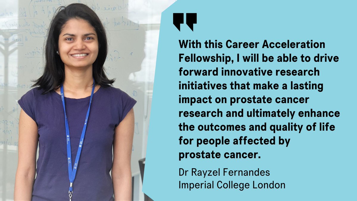 ProstateUK Profs (@prostateukprofs) on Twitter photo Congratulations to Dr Rayzel Fernandes on being awarded a Career Acceleration Award Fellowship! Rayzel is investigating the role of super-enhancers in therapy resistance. Read more about her exciting project taking place at <a href="/imperialcollege/">Imperial College London</a> here: bit.ly/3vzjODl Congratulations to Dr Rayzel Fernandes on being awarded a Career Acceleration Award Fellowship! Rayzel is investigating the role of super-enhancers in therapy resistance. Read more about her exciting project taking place at <a href="/imperialcollege/">Imperial College London</a> here: bit.ly/3vzjODl