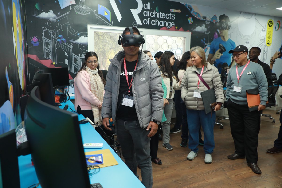 ncert's tweet photo. The group also toured the Experiential Learning Centre, Virtual Lab, audio-video studios and HP/VR lab.
#ncert #ncertworkshops #delegatevisit #ncertvisits #ncert2025 #diksha #nishtha #educationforall #prashast @ProfSaklani @ssrivastava66 @ap_behera #niepa @NIEPA_Official https://t.co/wRszJu7bYW