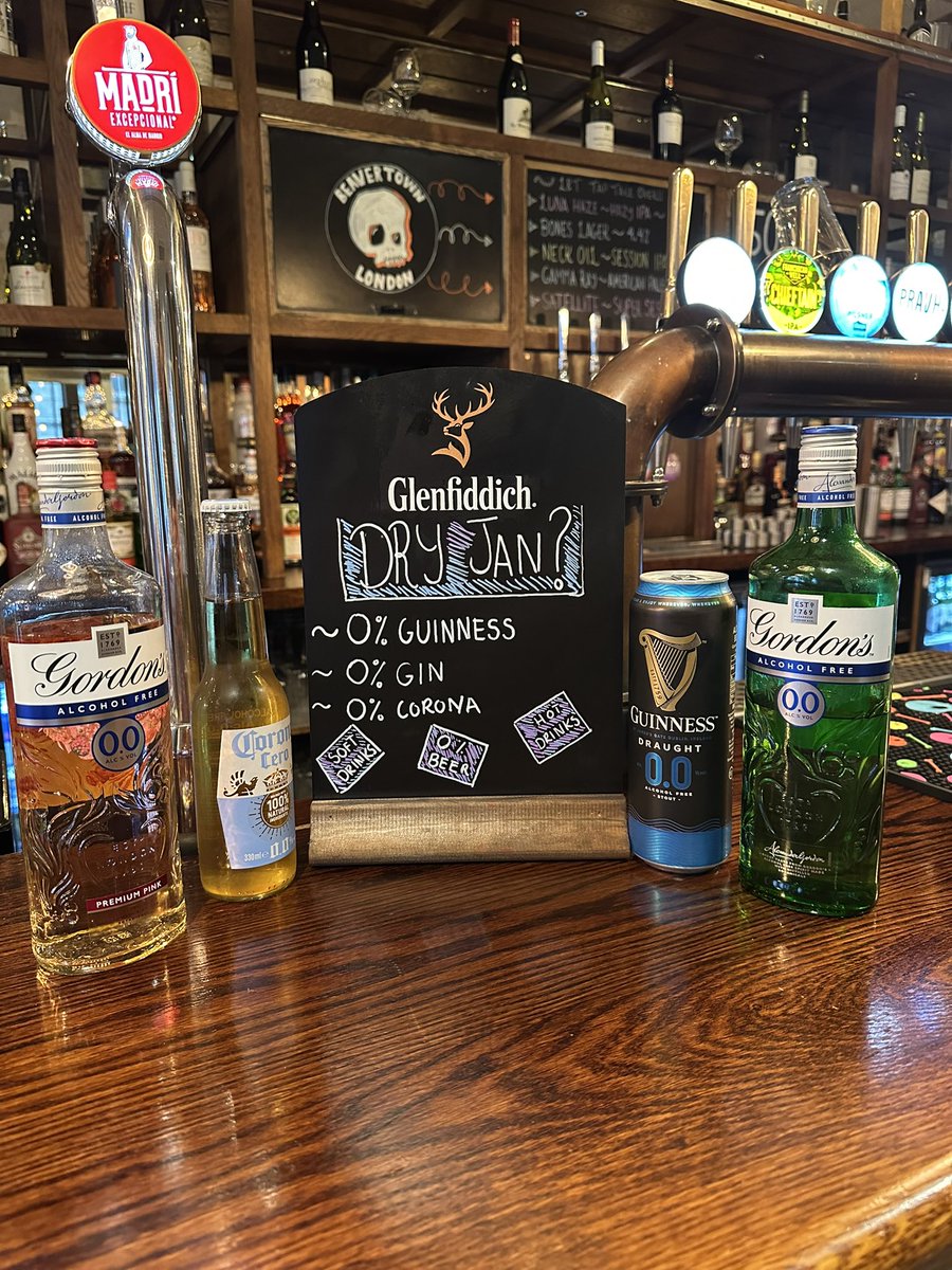 Dry January ? We’ve got you covered! 

Pop in and ask one of our lovely team members about our alcohol free range! More options available!!