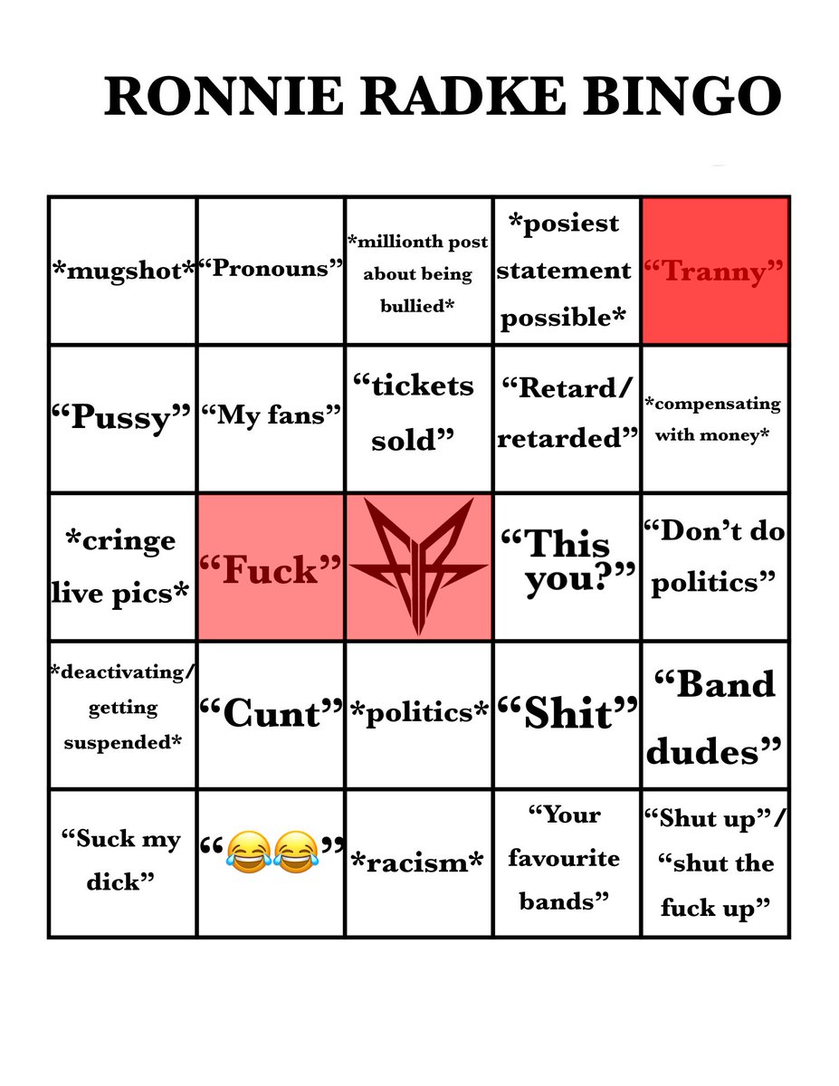 Come on Ronnie you're getting sloppy