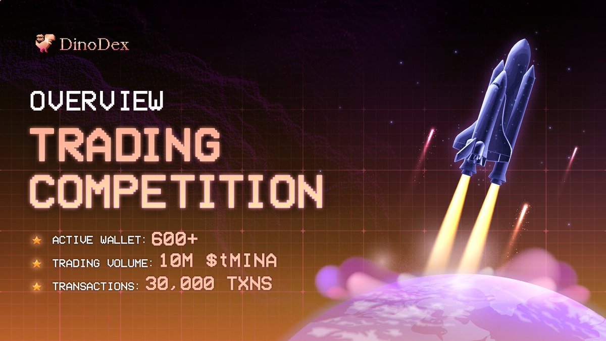 Well, WE SMASHED IT! 😎

🎯 Over 600+ wallet addresses
🎯 Total trading volume reached 10 millions $tMINA
🎯 30,000+ transactions were recorded.

Devnet? Coming sooner than your paycheck 🤓

🦖🦖🦖