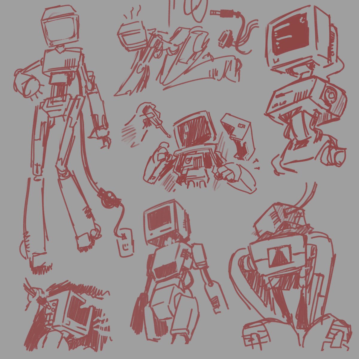 my wife wants me to draw robots, am i doing it right