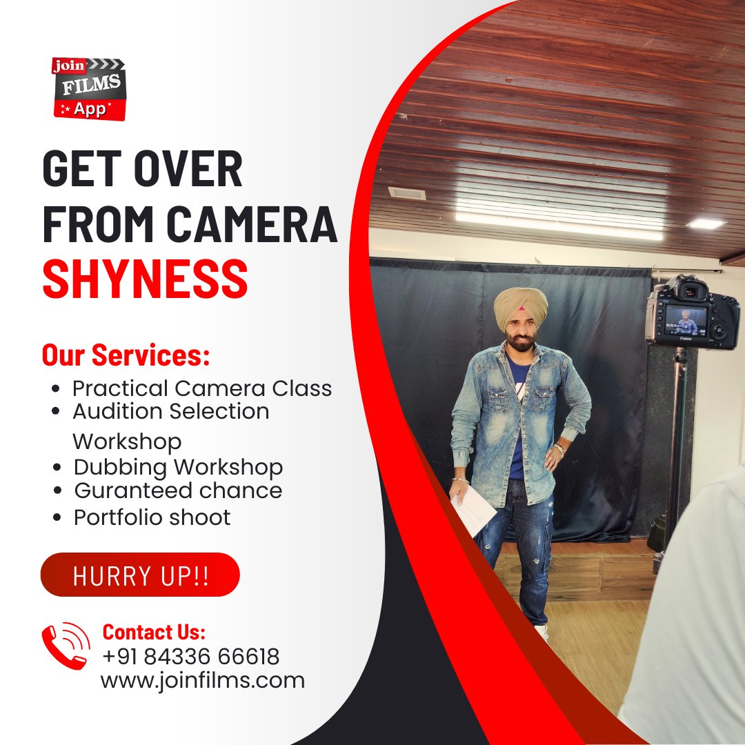 joinfilms's tweet photo. 🎥 Your Acting Career Starts Here! 🌟

For more information, contact us at: ☎️ 8433666618
Download Join Film App: 📲 https://t.co/EvIeAieeUf

Join our exclusive program featuring:
📸 Portfolio Shoot – Showcase your best side professionally.
🎙️ Dubbing Workshop – Master the art of voice acting.
🎭 Audition Selection Workshop – Learn the secrets to nailing auditions.
✨ Guaranteed Acting Opportunities – A chance to step into the spotlight!

✅ Boost your skills, build your portfolio, and get noticed!
📅 Seats are limited—Enroll now and take the first step toward your dream career!

#ActingWorkshop #PortfolioShoot #DubbingSkills #AuditionTraining #ActingOpportunities #ActingCareer #ActingGoals #LearnActing #AspiringActors #ActingWorkshops #ActorsJourney #VoiceActing #OnCameraTraining #ActingLife #PerformingArts #ActingTips #ActorPortfolio #AuditionSkills #CastingCallReady #CareerInActing #ActorLife #FilmIndustry #ActingPassion #AuditionSuccess #DreamBigActBig
