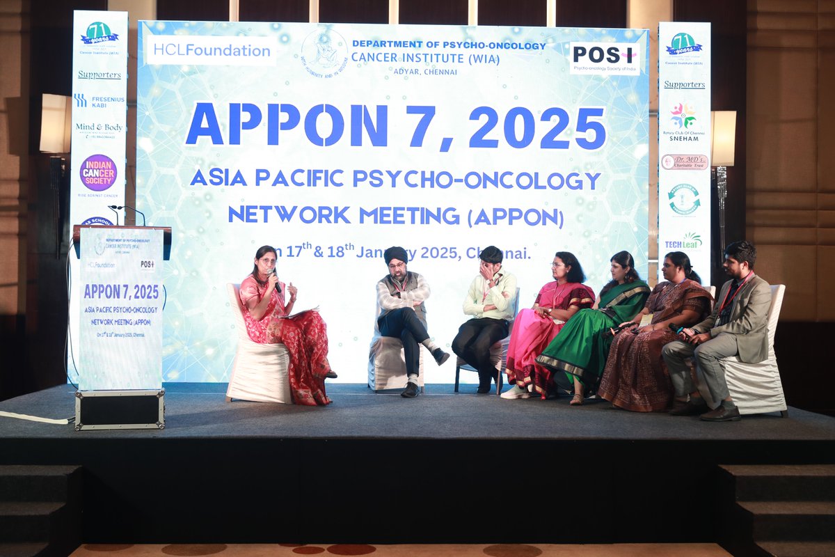 Surendran0510's tweet photo. An insightful session at #APPON7 on the unique psychological needs of children with cancer &amp; strategies for optimal care.
Thank you to all for an impactful discussion! 💙
#Psychooncology #APPON7 #CancerCare #MentalHealth #APPON7INDIA https://t.co/ycah9QkfDa