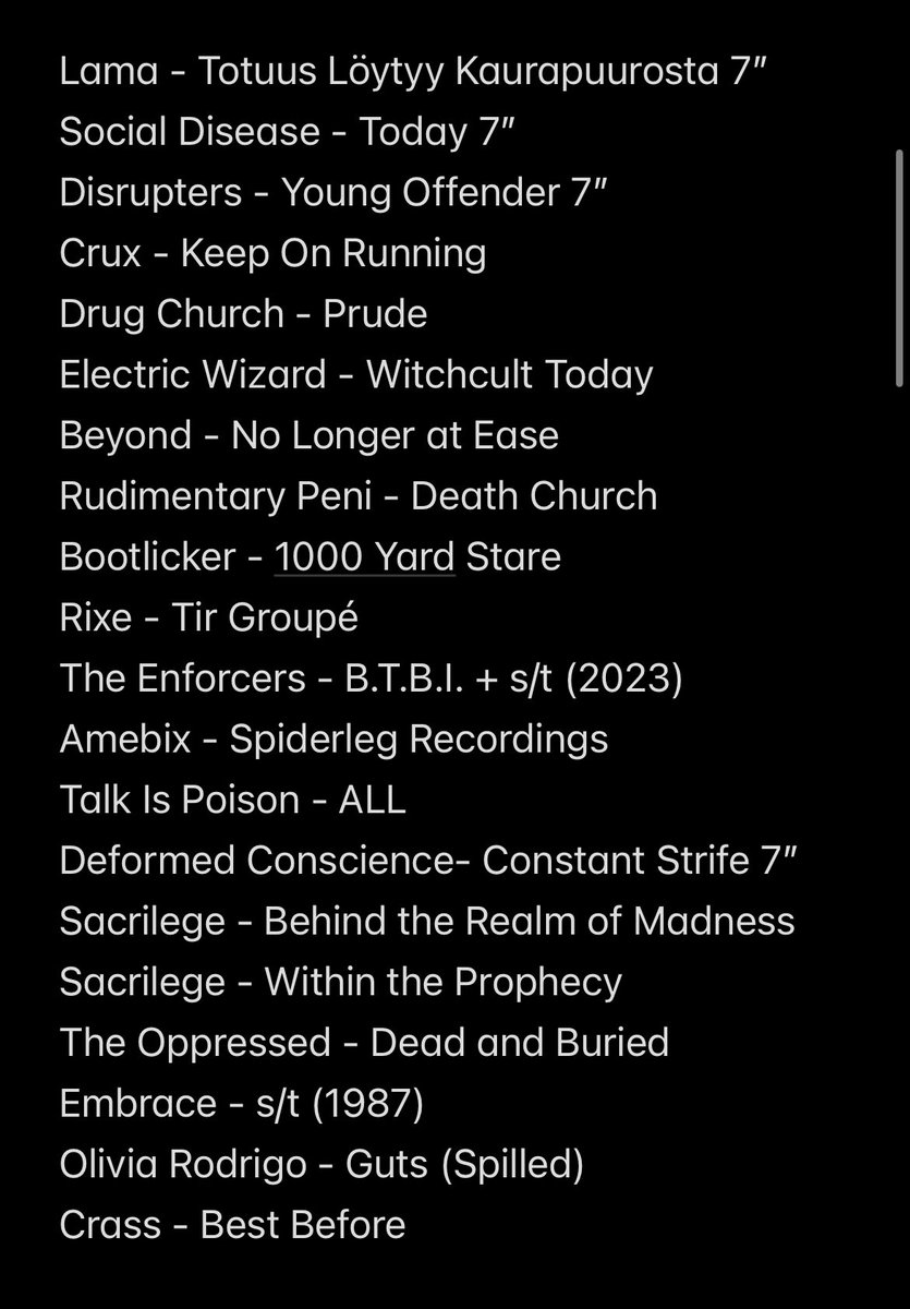 Playlist // Week 3 // 2025
Pick of the week:  - Alement - Banished Sphere <a href="/axetogrindcast/">AXE TO GRIND PODCAST</a>